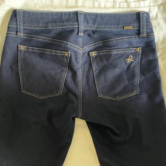 DL1961 Emma Leggings Dark Wash Skinny Jeans Size 26, Premium Denim Jegging, EUC - Picture 7 of 15